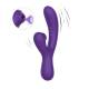 Vibratore con Succhia Clitoride - Viola