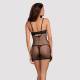 OBSESSIVE Sexy Chemise a Rete con Perizoma