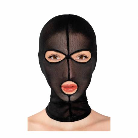Cappuccio Fetish con Apertura Occhi e Bocca, Passamontagna a Rete