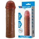 Guaina Fallica Mulatta Manicotto Prolunga Pene 2,5 cm