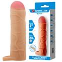 Guaina Fallica Manicotto Prolunga Pene 2,5 cm con Anello
