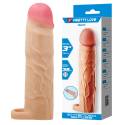 Guaina Fallica 20 cm Manicotto Prolunga Pene di 7,5 cm con Anello
