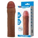 Guaina Fallica Mulatta 17 cm Realistica Prolunga Pene 5 cm