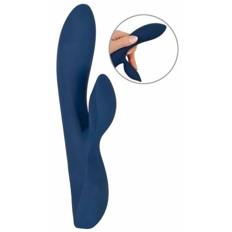 Vibratore Rabbit Blu per Vagina e Clitoride