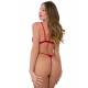 Sexy Completino Intimo Donna in Pizzo Rosso