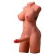 Lady Boy Miah Mezzo Busto Vibrante Trans Torso Masturbatore con Dildo a Spinta
