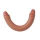 Lesbo Dildo Realistico Fallo Lungo 32 cm con Doppio Glande, Morbido
