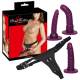 Set Strapon Cinta con 3 Dildo anche per Pegging
