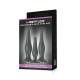 Kit di 3 Plug Anali in Silicone - Misure Progressive per Prime Esperienze