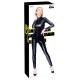 BLACK LEVEL Catsuit Pelle Lucido Tuta Intera in Vinile Nero Effetto Latex