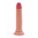 7" Dildo in Silicone Platinum Super Realistico, Fallo Morbido a Doppia Densità