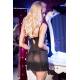 CHILIROSE Chemise Babydoll + Perizoma con Seno Scoperto