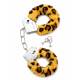 Sexy Manette Leopardate Pelose con Pelliccia