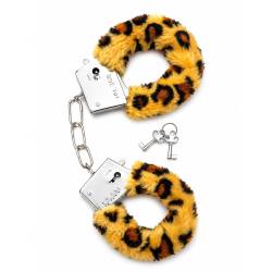 Sexy Manette Leopardate Pelose con Pelliccia