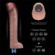 10.5 Maxi Silicone Lungo Vibratore Realistico con Testicoli Ricarica USB