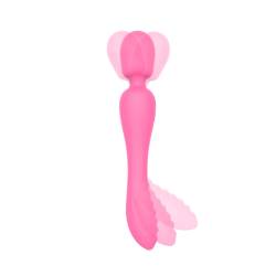2 in 1 Wand Vibratore 2 Motori